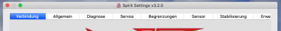 This is the startup window size with the shown tabs