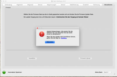 2. macOS, 3.2.1 upload failed