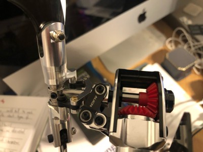 Limits set on the software for rudder end points