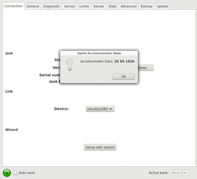 Sitting on the table.
