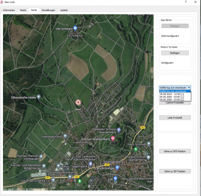 Look at the timecode by the log selection