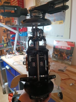 Back rotorhead from the back