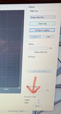 Power up cycles reset ?